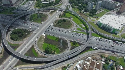 Stock Footage Winding Roads In A City Live Wallpaper - Free Live Wallpaper