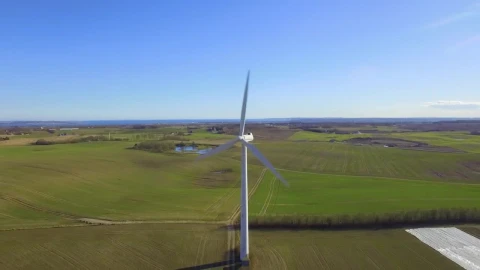 Stock Footage Wind Turbine Producing Energy Live Wallpaper - Free Live Wallpaper