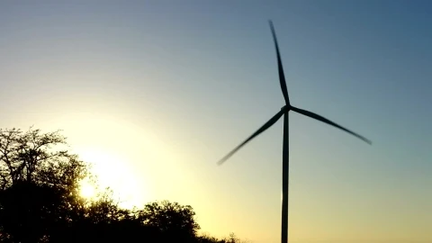 Stock Footage Wind Turbine Generating Electricity Live Wallpaper - Free Live Wallpaper
