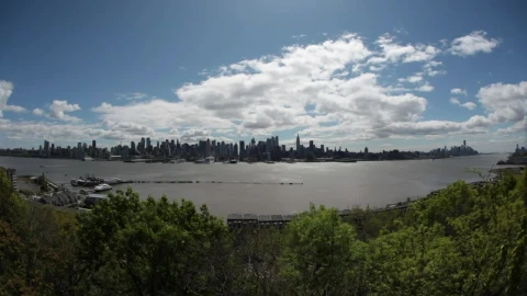 Stock Footage Wide Shot Of New York Live Wallpaper - Free Live Wallpaper
