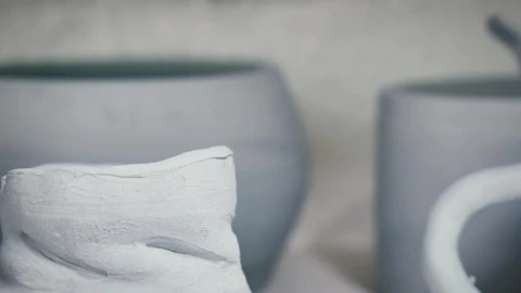 Stock Footage White Ceramic Pieces Live Wallpaper - Free Live Wallpaper