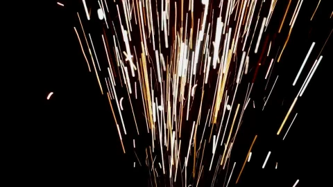 Stock Footage White And Yellow Sparks From Fireworks Live Wallpaper - Free Live Wallpaper