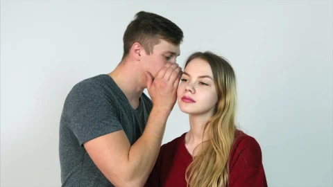 Stock Footage Whispering A Funny Secret Live Wallpaper - Free Live Wallpaper