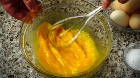 Stock Footage Whisking Eggs For An Omelette Live Wallpaper - Free Live Wallpaper