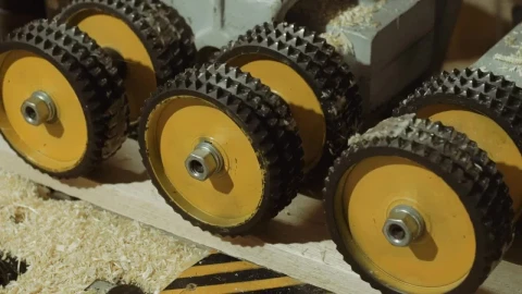Stock Footage Wheels In A Woodshop Live Wallpaper - Free Live Wallpaper