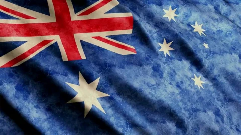 Stock Footage Weathered Flag Of Heard Island And Mcdonald Islands Live Wallpaper - Free Live Wallpaper