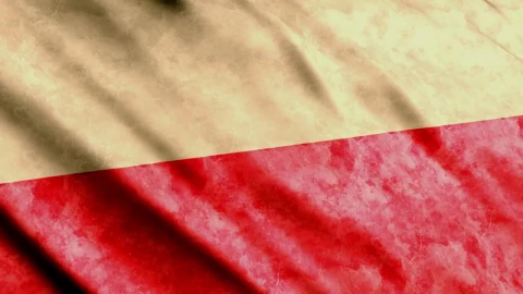 Stock Footage Weathered Flag Of Poland Waving Live Wallpaper - Free Live Wallpaper