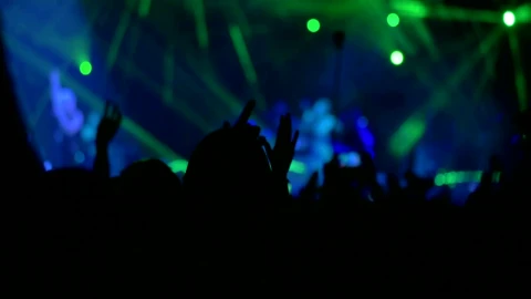 Stock Footage Waving Hands In The Air At A Concert Live Wallpaper - Free Live Wallpaper