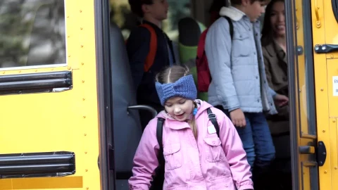 Stock Footage Waving Goodbye To The Bus Driver Live Wallpaper - Free Live Wallpaper