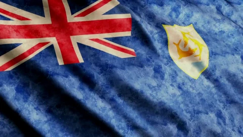 Stock Footage Waving Flag Of Anguilla Live Wallpaper - Free Live Wallpaper