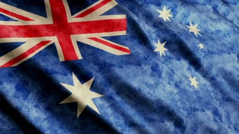 Stock Footage Waving Australia Flag Live Wallpaper - Free Live Wallpaper