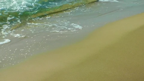 Stock Footage Waves On A Beach Viewed In A Close Take Live Wallpaper - Free Live Wallpaper
