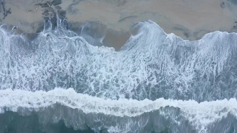 Stock Footage Waves Crash On The Shore Live Wallpaper - Free Live Wallpaper