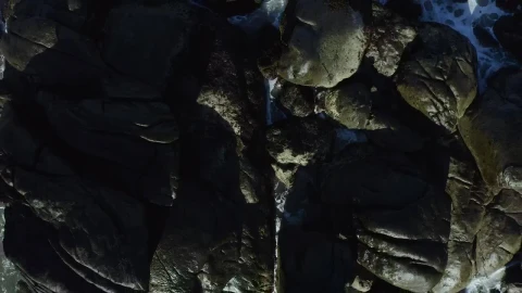 Stock Footage Waves Crash On The Rocks Live Wallpaper - Free Live Wallpaper
