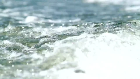 Stock Footage Waves Behind A Small Boat Live Wallpaper - Free Live Wallpaper