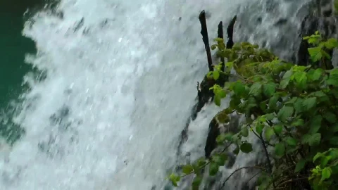 Stock Footage Waterjet Of A Waterfall Seen Close Live Wallpaper - Free Live Wallpaper