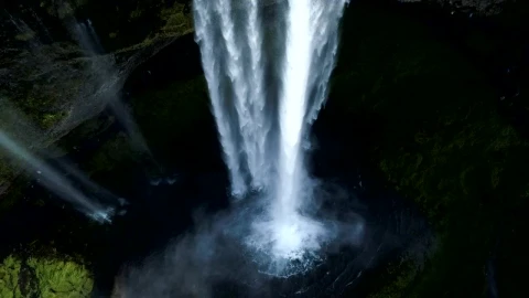 Stock Footage Waterfall In The Mossy Forest Live Wallpaper - Free Live Wallpaper