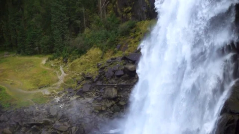 Stock Footage Waterfall In Slow Motion In The Forest Live Wallpaper - Free Live Wallpaper