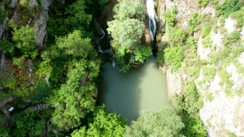 Stock Footage Waterfall Hidden In The Mountains Live Wallpaper - Free Live Wallpaper