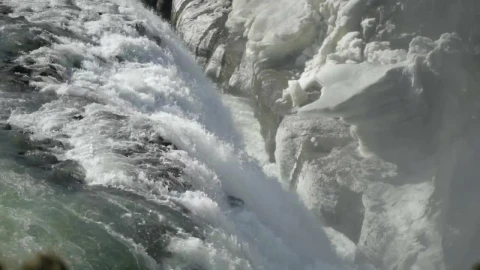Stock Footage Waterfall Breaking Over The Edge Live Wallpaper - Free Live Wallpaper
