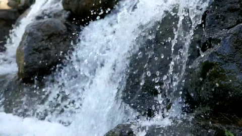 Stock Footage Waterfall And Stones Live Wallpaper - Free Live Wallpaper