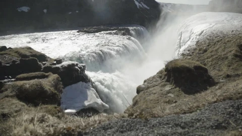 Stock Footage Waterfall And Snow Live Wallpaper - Free Live Wallpaper