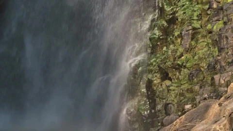 Stock Footage Waterfall And Rocks In Slow Motion Live Wallpaper - Free Live Wallpaper