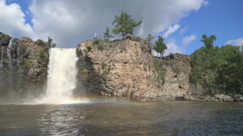 Stock Footage Waterfall And Pond In The Wild Live Wallpaper - Free Live Wallpaper