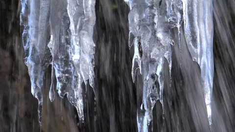 Stock Footage Waterfall And Ice Formations Live Wallpaper - Free Live Wallpaper