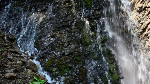 Stock Footage Water Tumbling Down Rocks Live Wallpaper - Free Live Wallpaper