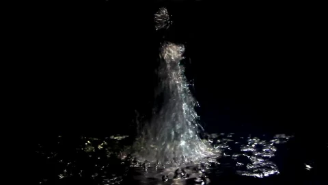 Stock Footage Water Stream Breaking The Surface Live Wallpaper - Free Live Wallpaper