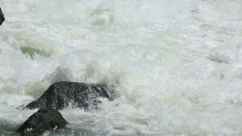 Stock Footage Water Flowing Over The Rocks Live Wallpaper - Free Live Wallpaper