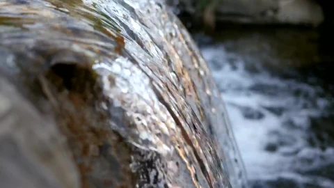 Stock Footage Water Flowing Close Up Live Wallpaper - Free Live Wallpaper