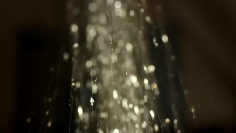 Stock Footage Water Falling In A Shower Live Wallpaper - Free Live Wallpaper