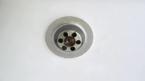 Stock Footage Water Draining Down A Sink Live Wallpaper - Free Live Wallpaper
