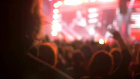 Stock Footage Watching A Pop Concert Live Wallpaper - Free Live Wallpaper