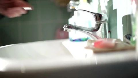 Stock Footage Washing Hands With Hot Water Live Wallpaper - Free Live Wallpaper