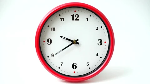 Stock Footage Wall Clock On White Background Time Lapse Live Wallpaper - Free Live Wallpaper