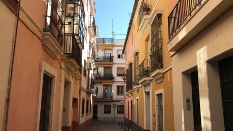 Stock Footage Walking Through The Streets Of Seville Live Wallpaper - Free Live Wallpaper