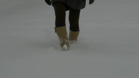 Stock Footage Walking Across Fresh Snow Live Wallpaper - Free Live Wallpaper