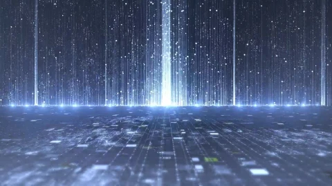 Stock Footage Virtual World Of Digital Information In Motion Live Wallpaper - Free Live Wallpaper