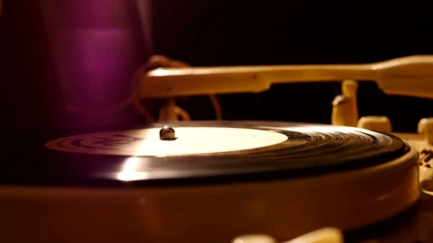 Stock Footage Vinyl Turntable Spinning Live Wallpaper - Free Live Wallpaper