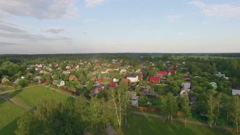 Stock Footage Village Surrounded By Fields Live Wallpaper - Free Live Wallpaper