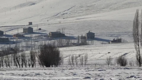 Stock Footage Village In A Snowy Landscape Live Wallpaper - Free Live Wallpaper