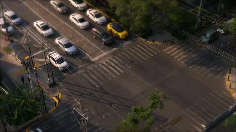 Stock Footage View Of An Intersection In Fast Motion Live Wallpaper - Free Live Wallpaper