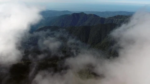 Stock Footage View Of A Green Mountain Range Live Wallpaper - Free Live Wallpaper
