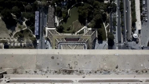 Stock Footage View From The Top Of The Eiffel Tower Live Wallpaper - Free Live Wallpaper