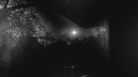 Stock Footage View From A Window Of The Night Outside Live Wallpaper - Free Live Wallpaper
