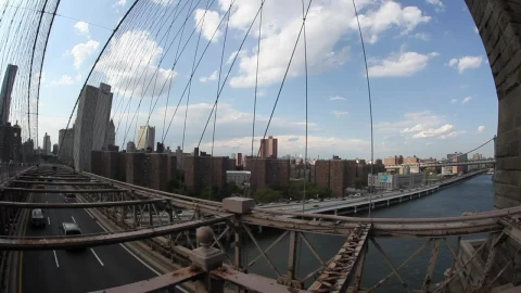 Stock Footage View From Above The Brooklyn Bridge Live Wallpaper - Free Live Wallpaper