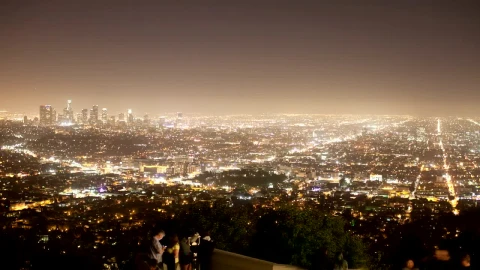 Stock Footage View Deck Over A City At Night Live Wallpaper - Free Live Wallpaper